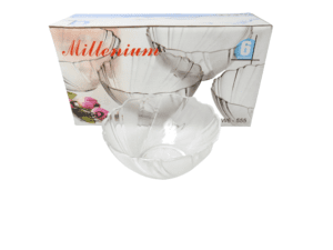 BOWL VIDRIO MILLENIUM E/CAJA X 6u.ART.BW6-555 - Imagen 2