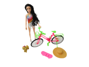 MUÑECA C/BICICLETA PK4130 - Imagen 2