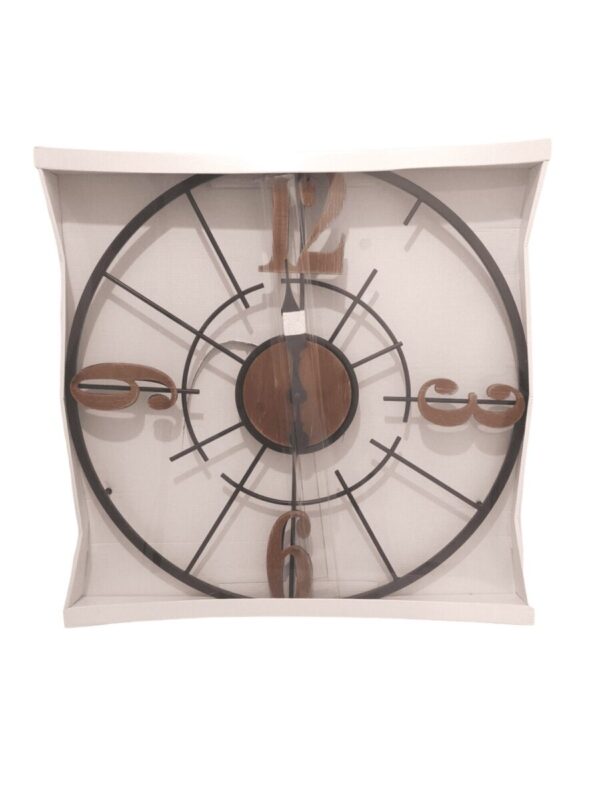 RELOJ PARED 60*60*3.4cm ART. L139