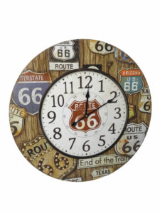 RELOJ PARED MADERA 58cm ART. 4361584 - Imagen 2