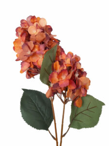 RAMA HORTENSIAS CORAL 95cm - Imagen 2