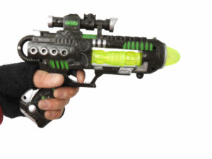 PISTOLA SHOCK VIBRATION C/LUZ Y SOND. ART. SD10040 - Imagen 2