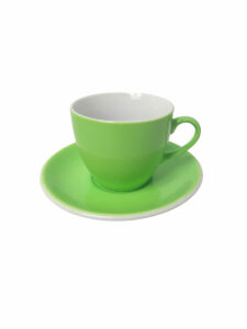 TAZA Y PLATO 250CC x 6 PORCELANA - Imagen 2