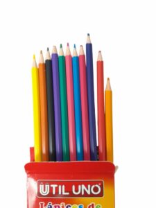 LAPIZ DE COLORES UTIL UNO LARGOS x 12u.ART.CPE12 - Imagen 2