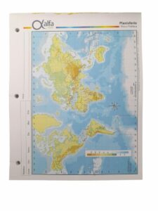 MAPA ALFA N.3 PLANISFERIO F/P UNID.ART.3240552 - Imagen 2