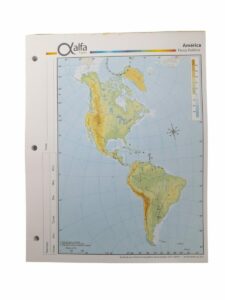 MAPA ALFA N.3 AMERICA F/P UNID ART. 3240569 - Imagen 2