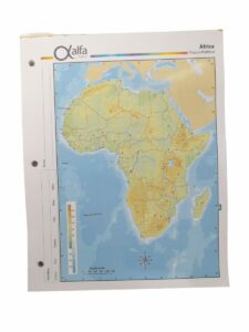 MAPA ALFA N.3 AFRICA F/P UNID ART. 3240613 - Imagen 2