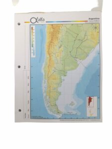 MAPA ALFA NRO.3 ARG.FISICO POLITICO UND.AR.3240545 - Imagen 2