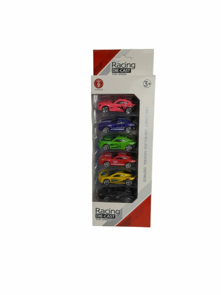 SET x 6 AUTOS RACING DIE CAST - 162552