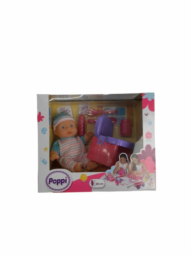 BEBE POPPI C/ SILLITA 20cm - 28070