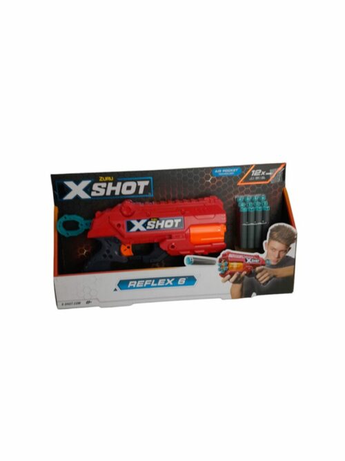 PISTOLA X-SHOT REFLEX 6 C/12 DARDOS