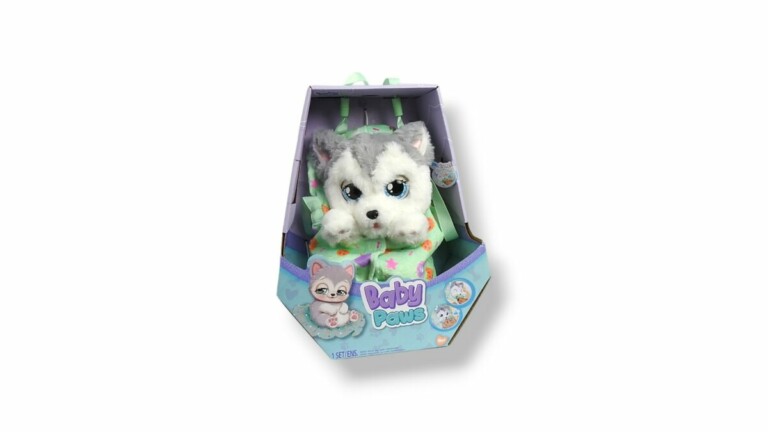 PELUCHE BABY PAWS HUSKY COLECCIONABLE