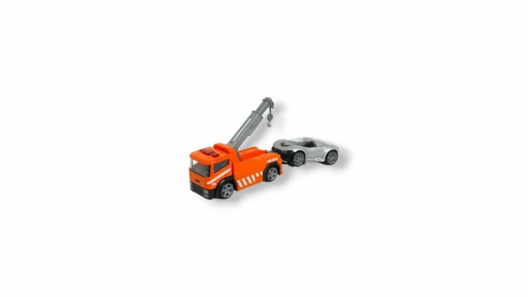 SET RECOVERY TOW TRUCK GRUA + AUTO COLECCIONABLE - Imagen 2