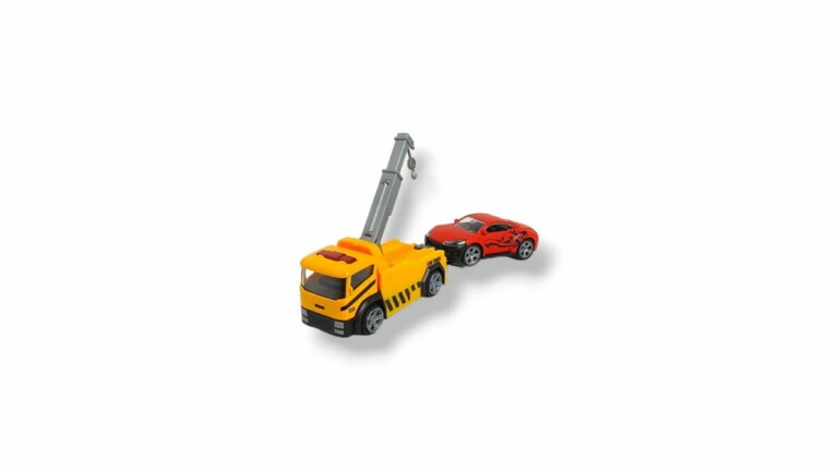 SET RECOVERY TOW TRUCK GRUA + AUTO COLECCIONABLE - Imagen 3