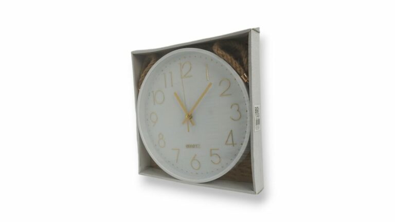 RELOJ DE PARED REDONDO C/SOGA 29 CM - Imagen 2