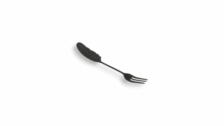 MINI TENEDOR DE METAL CON PLUMAS X 6 - Imagen 4