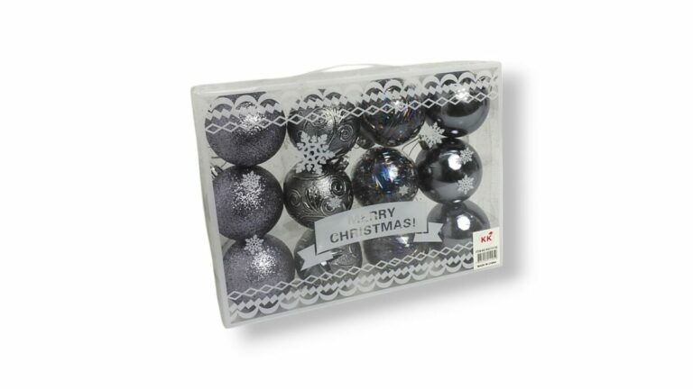 SET x 12 BOLAS NAVIDEÑAS GRANDES E/CAJA - Imagen 3