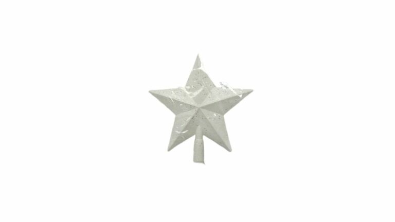 PUNTAL ESTRELLA 18 CM FROZEN WHITE