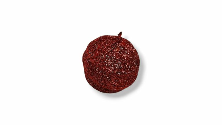 ESFERA ALAMBRE 15 CM ROJO