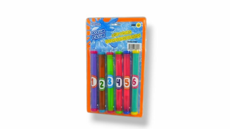 STICKS NUMERADOS X 6 COLORES SURTIDOS