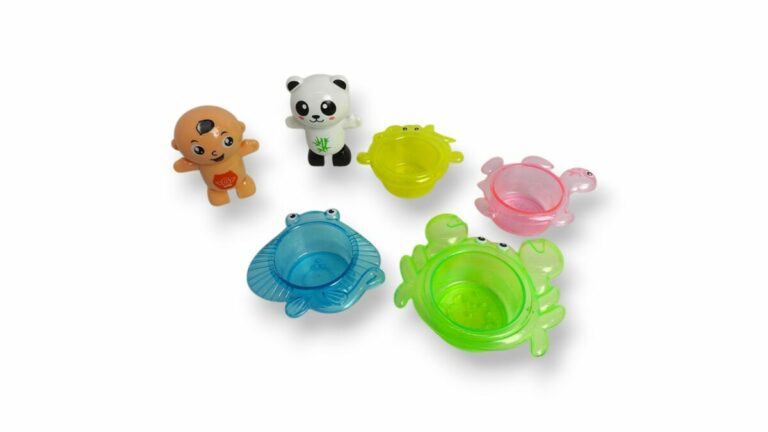 SET DE JUEGO P/BAÑADERA C/ANIMALES A CUERDA