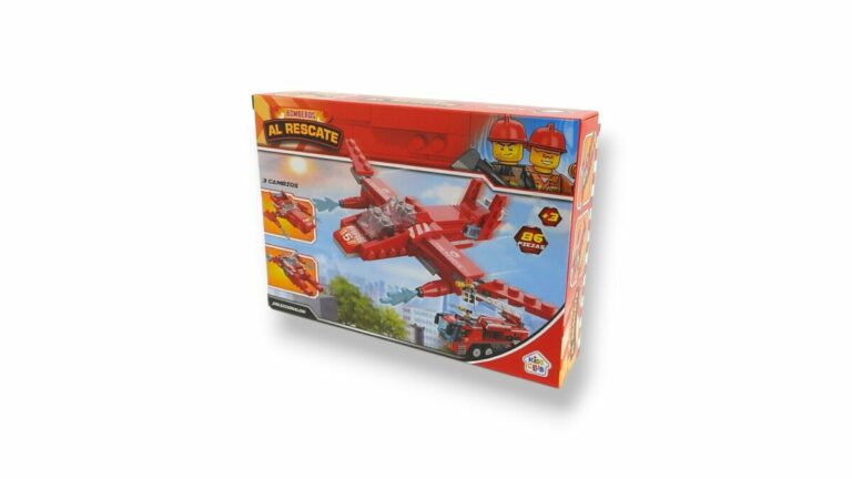 JUEGO DE BLOQUES BOMBEROS 86 PCS