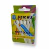 TIZAS X 12 BLANCAS STICKS 33475