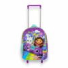 MOCHILA GABBY DOLLHOUSE 12" CARRO ARCO IRIS - Imagen 5