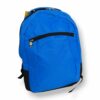 MOCHILA POLIESTER 2 CIERRE AZUL