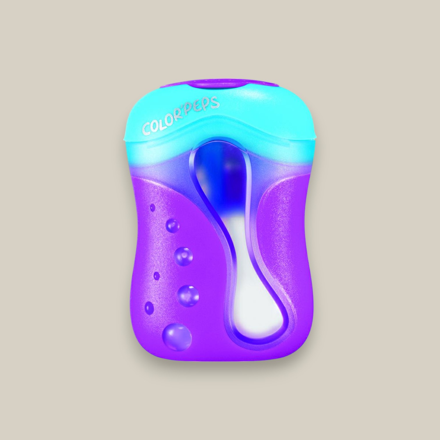 Sacapuntas color pep´s con deposito display