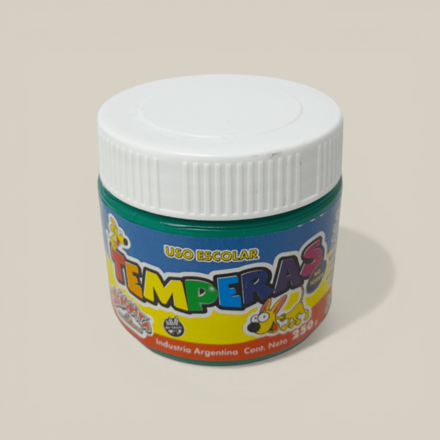 Tempera pote x 250g celeste 10302-11