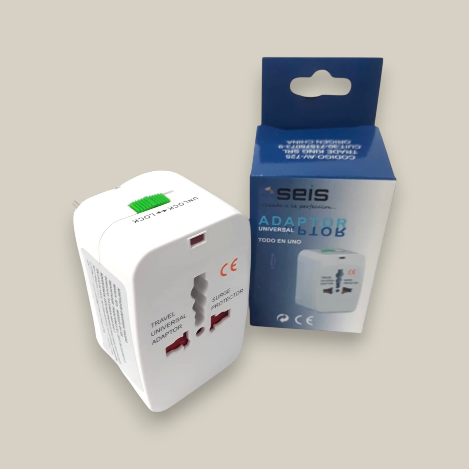 Adaptador universal seis todo en uno