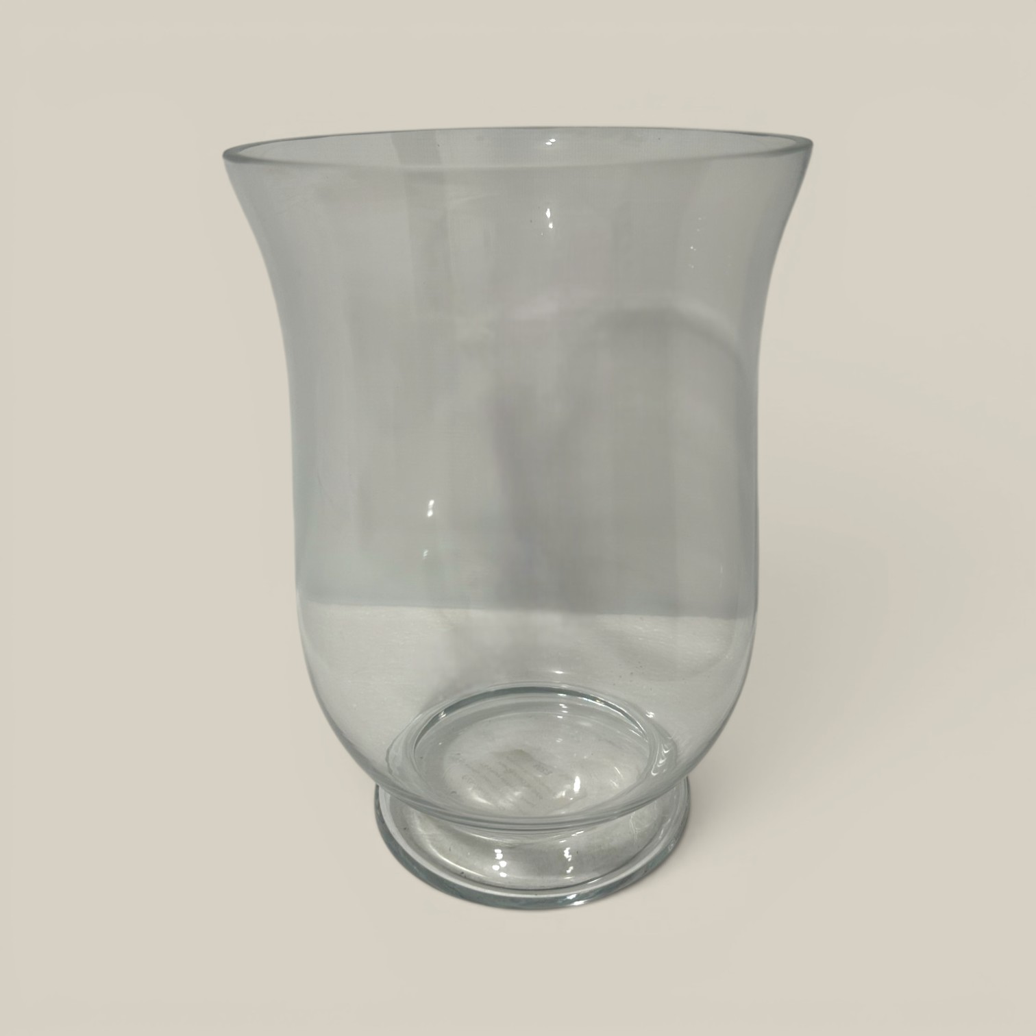 Florero copon vidrio 25cm