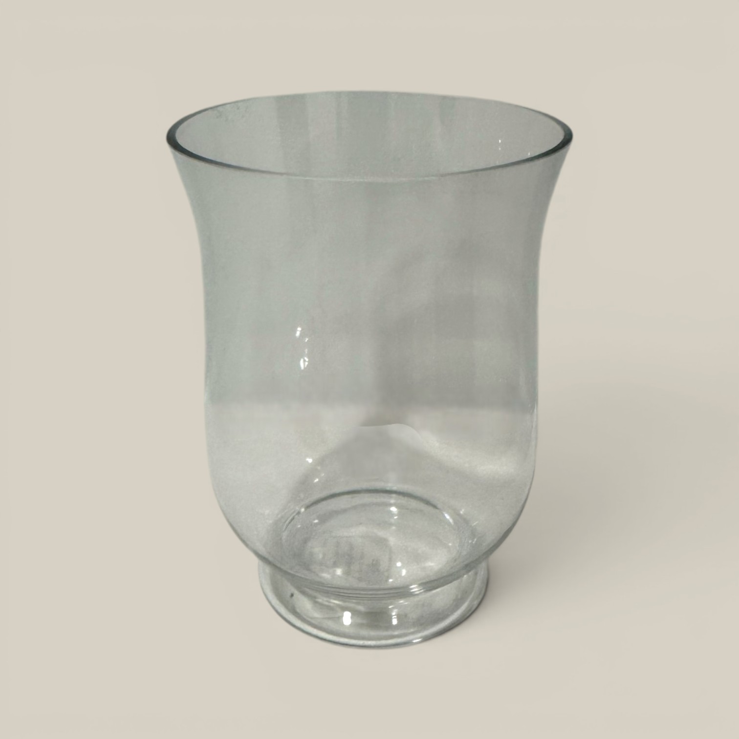 Florero copon vidrio 20cm