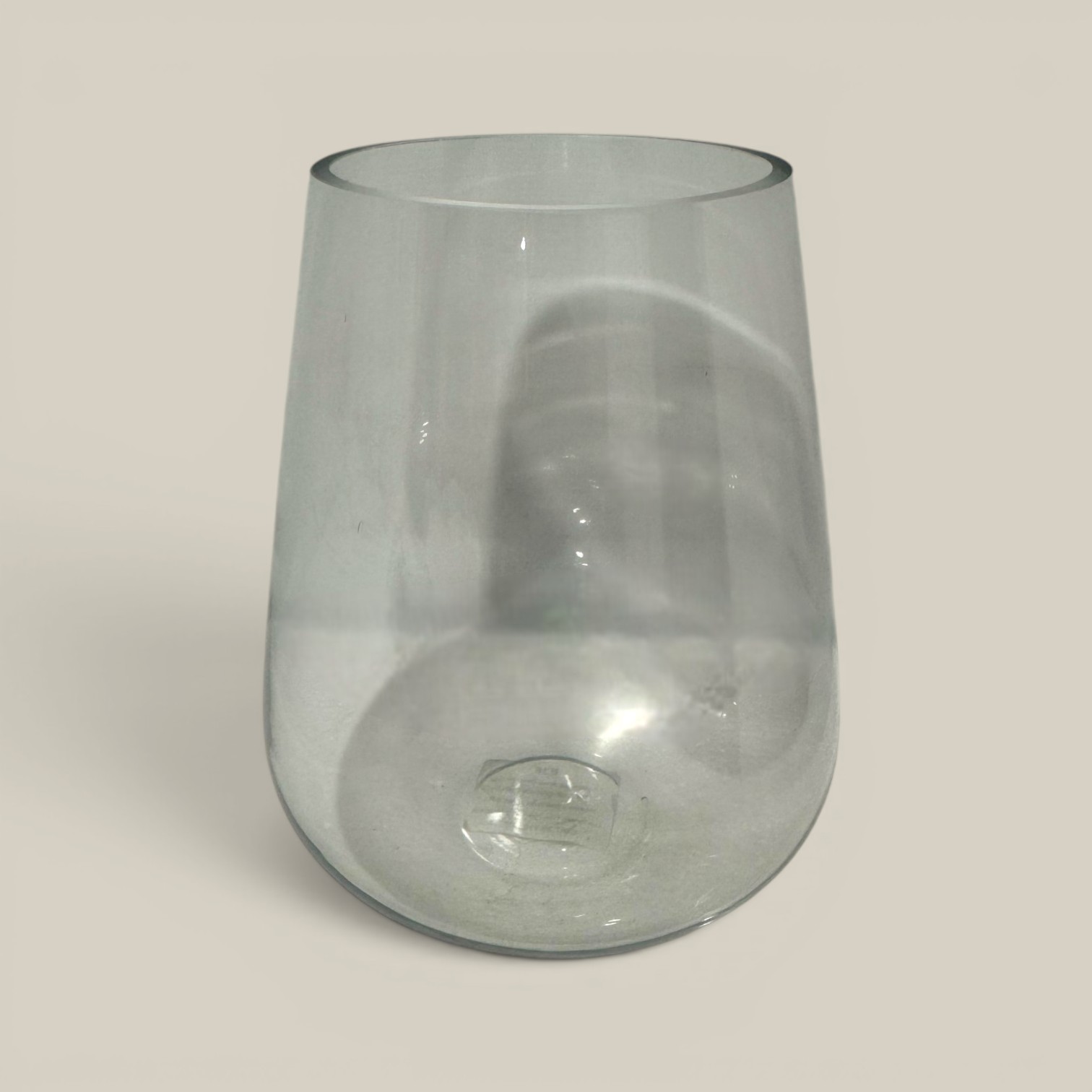 Florero de vidrio cerrado 23cm