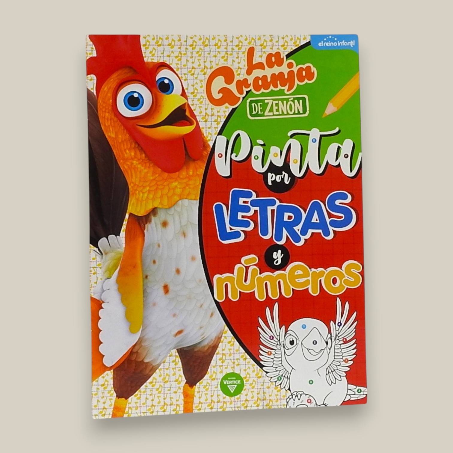 Libro p/pintar n.198 la granja de zenon art.5365