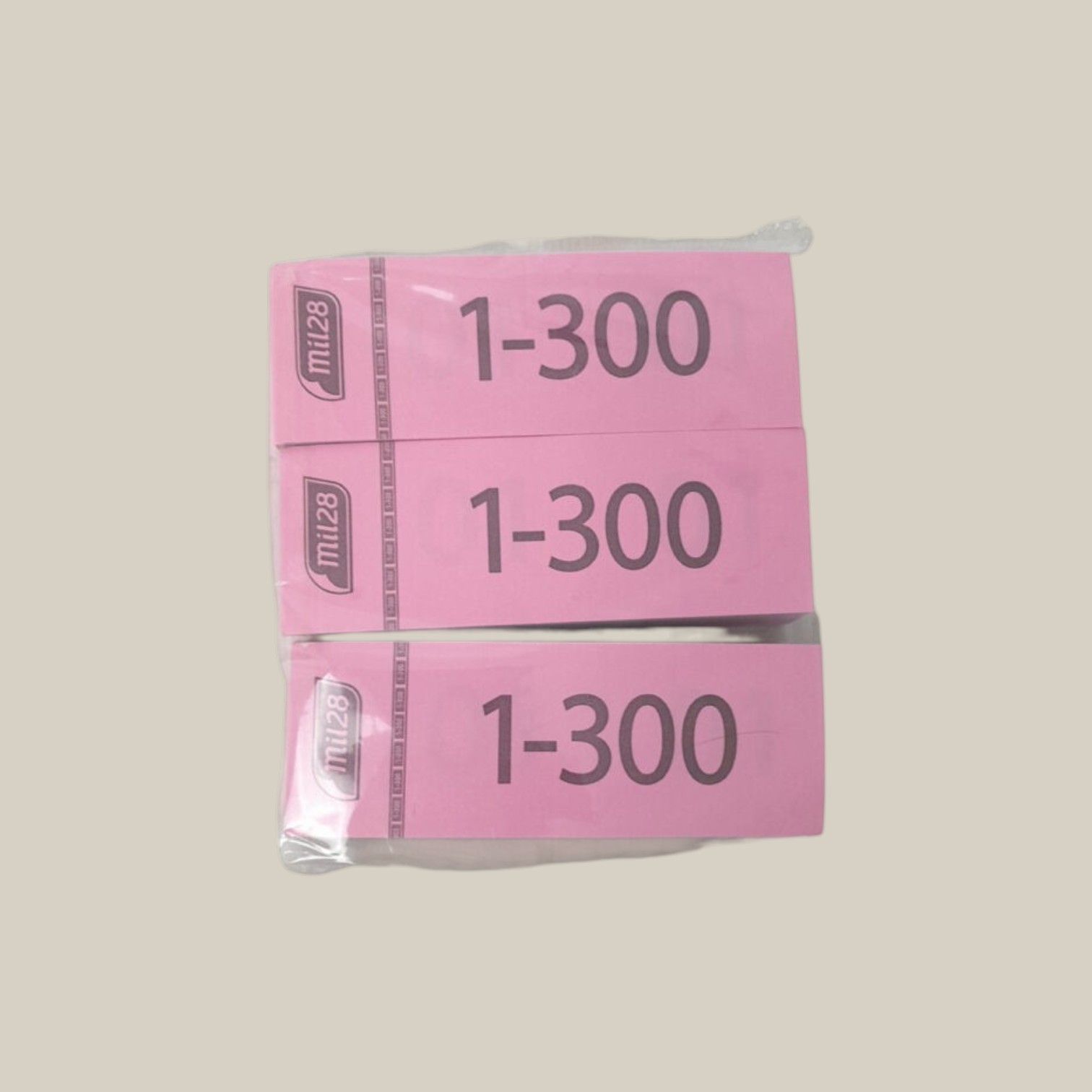 Talonario guardarropa 1-300