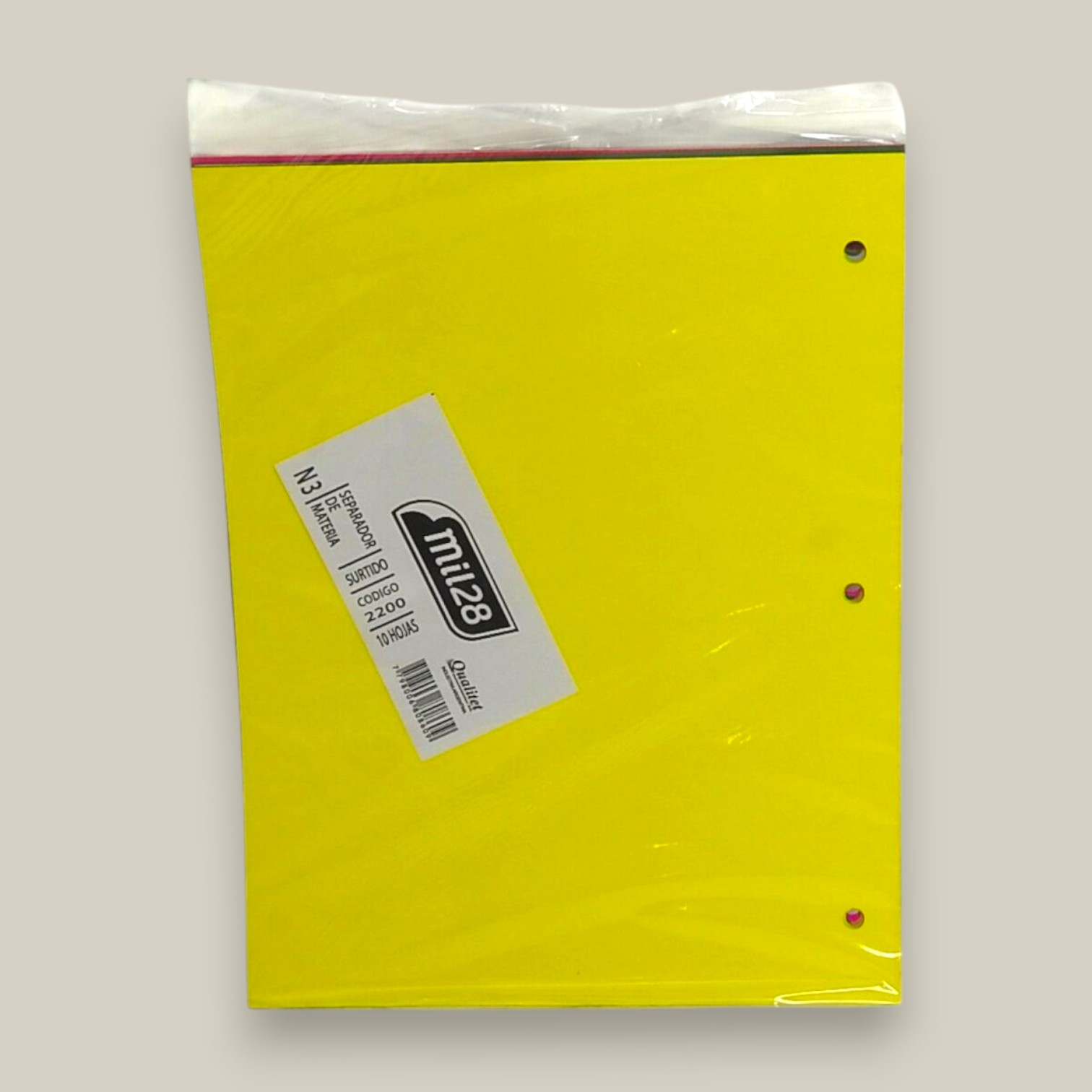 Separador de materia n.3 x 10 h