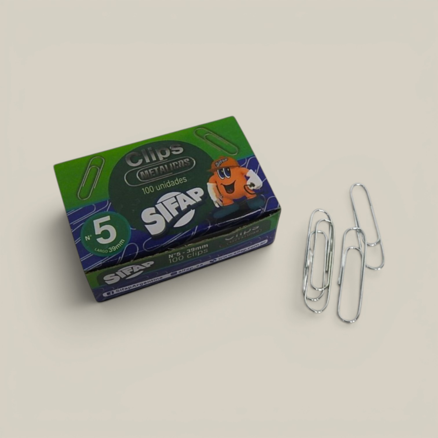 Clip sifap metalico n.5 x 100 art.008-0178