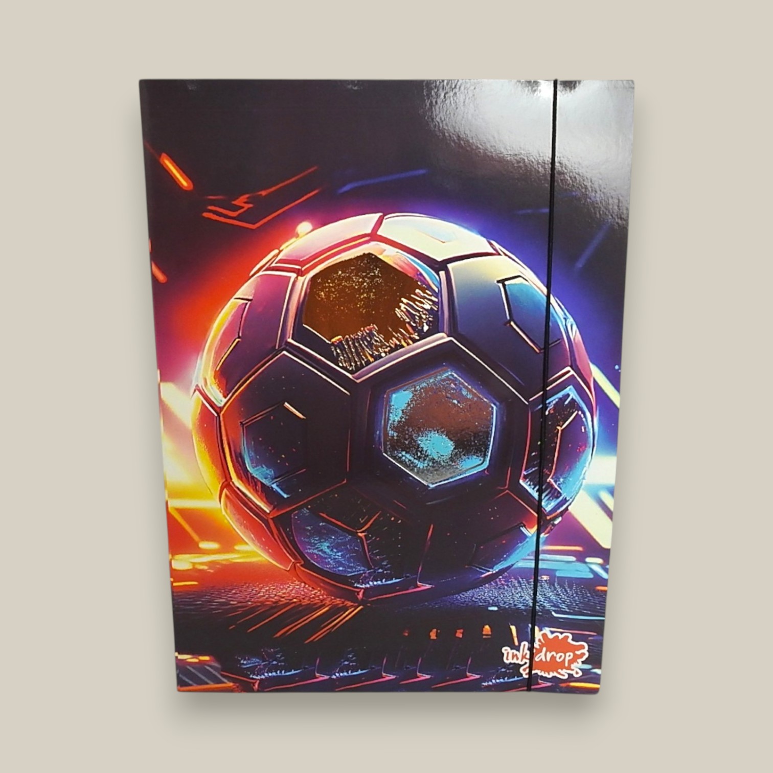 Carpeta tres solapas pelota