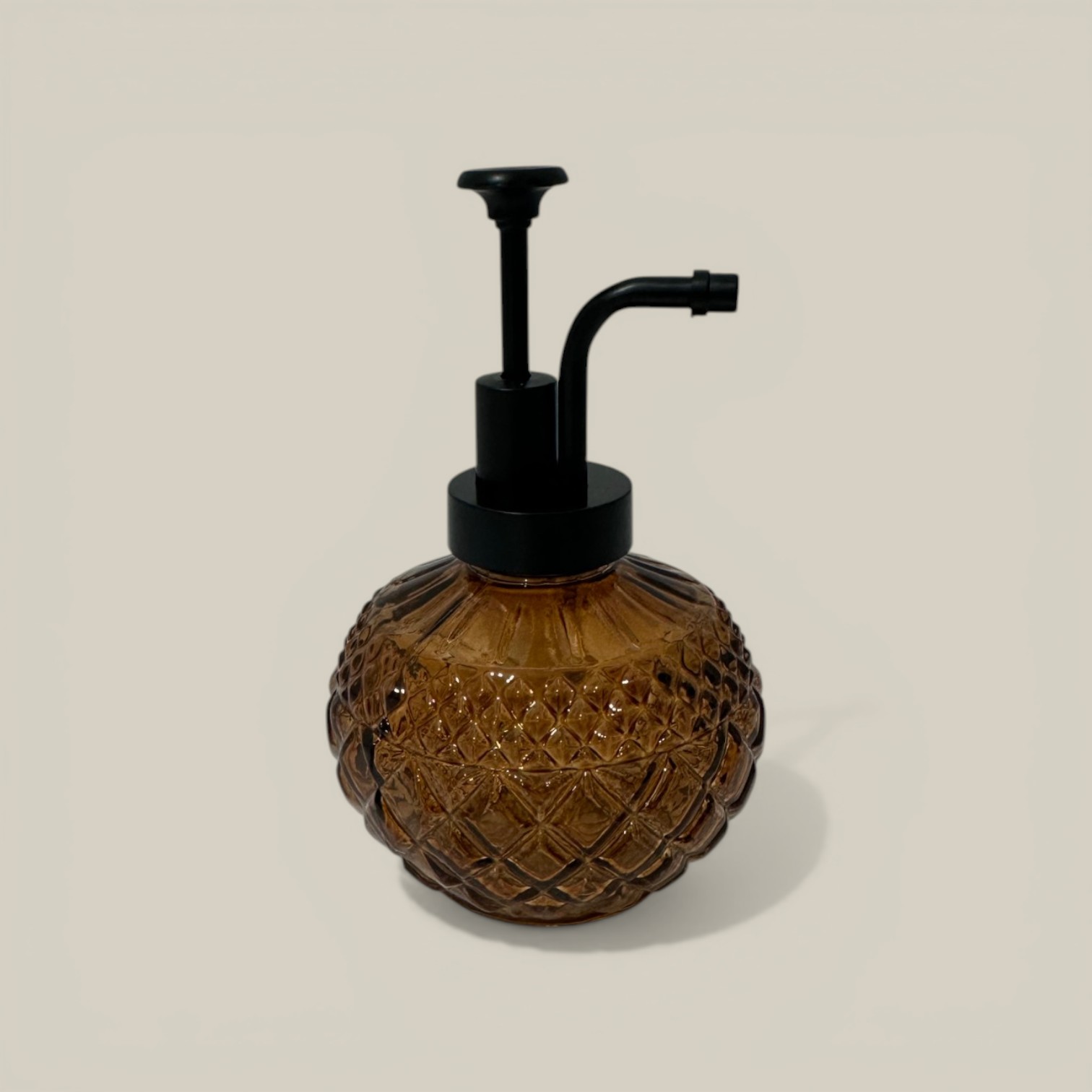 Dispenser de vidrio n.40 10*16cm caramelo