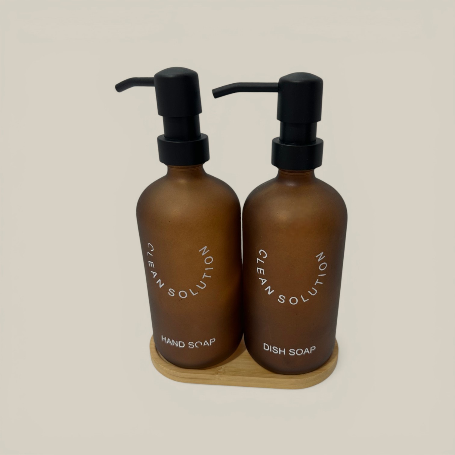 Dispenser vidrio caramelo