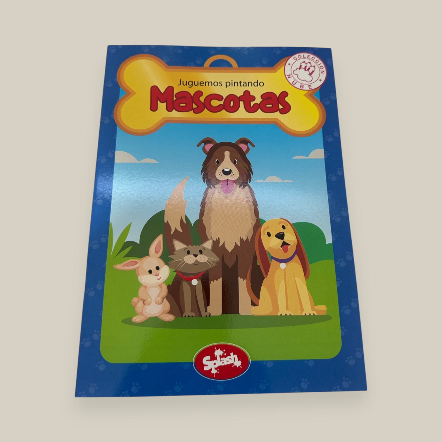 Libro p/pintar mascotas