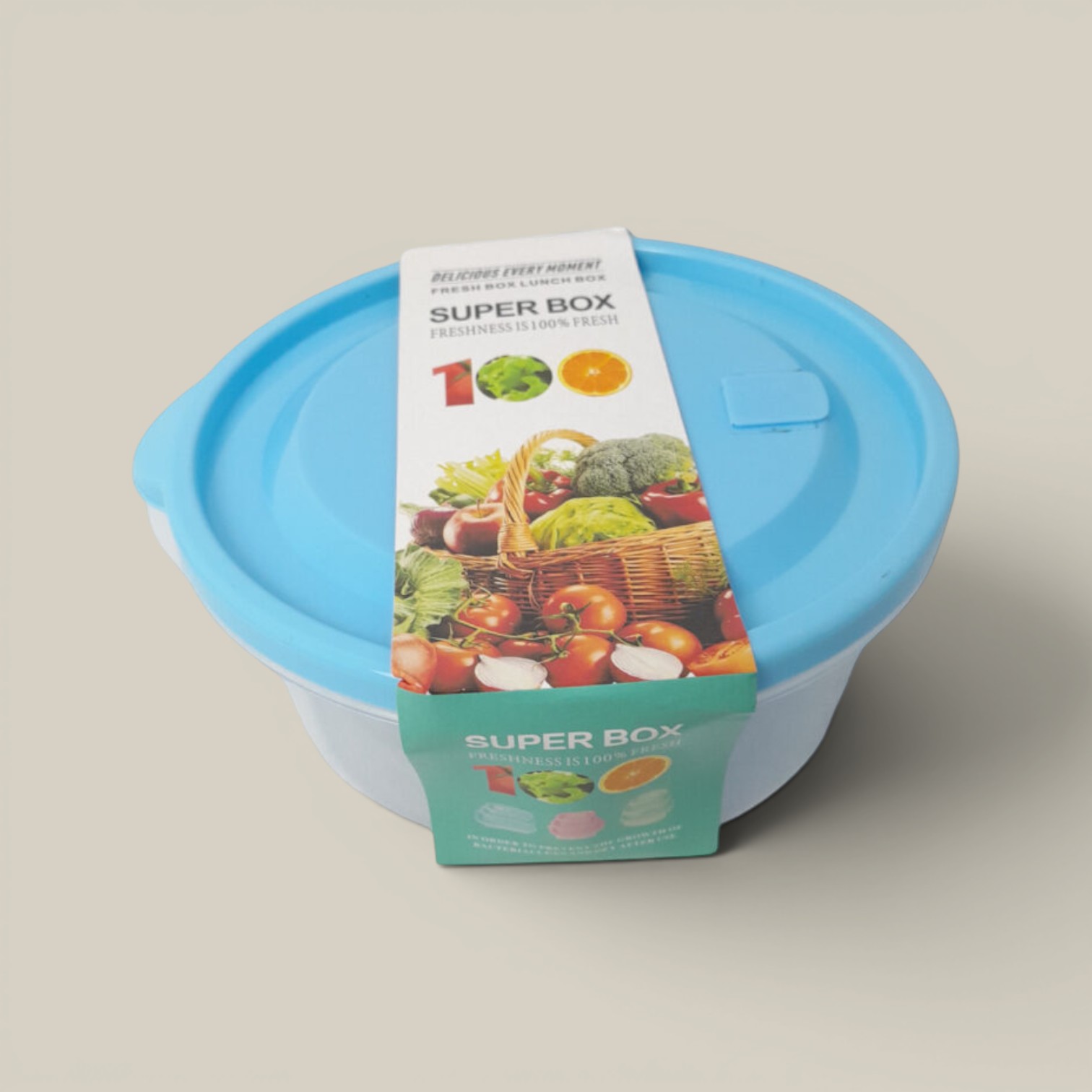 Tupper plastico redondos x 3 - Imagen 2
